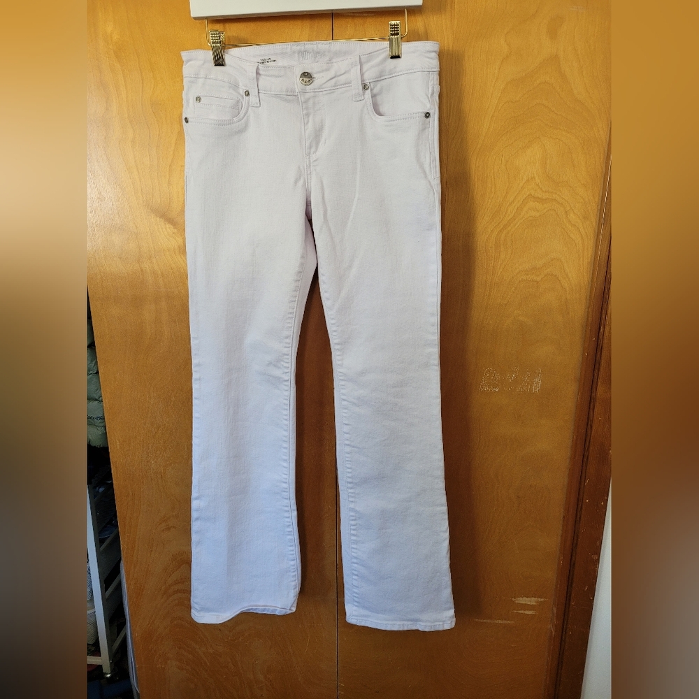 Kut From The Kloth Natalie High Rise Bootcut White Jean Size 6